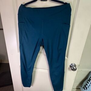 Athletic Works Dark Green Leggings